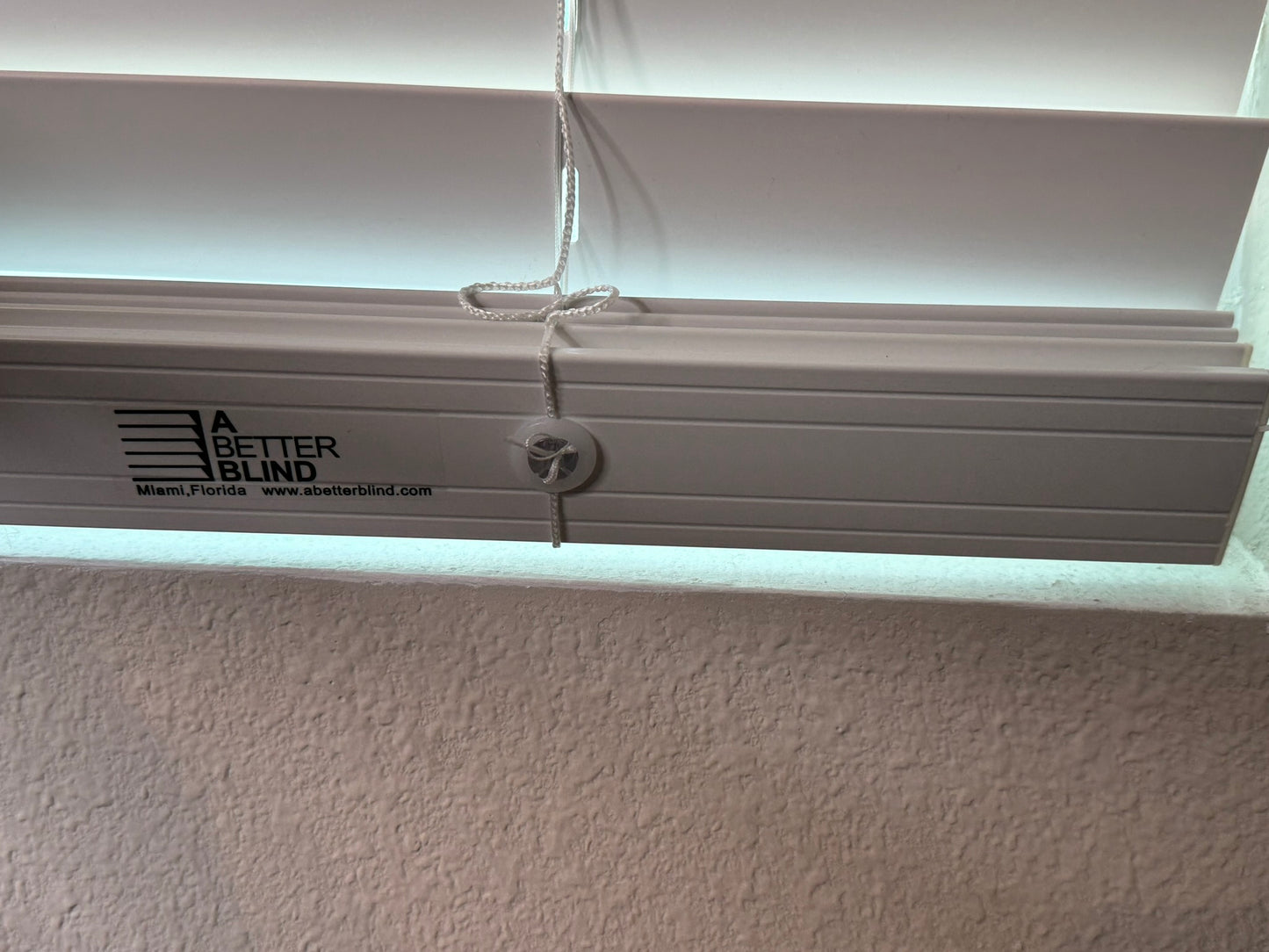 28.5" to 36" Width - Cordless Faux Blind